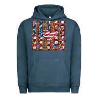 Pigment Midnight Navy western usa flag heart and stars tumbler Urban Hoodie - Artiststas