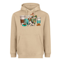 Mushroom beagle dog coffee cups Heavyweight Hoodie - texasbilliewilder