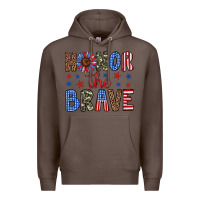 Coffee honor the brave Premium Hoodie - Artiststas