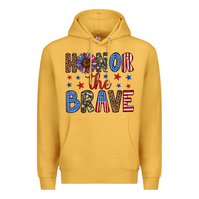 Honor The Brave Premium Hoodie by Artiststas | Teevron