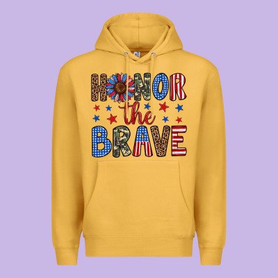 Honor The Brave Premium Hoodie Designed By Artiststas