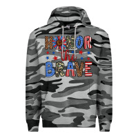 Slate Camo honor the brave Premium Hoodie - Artiststas