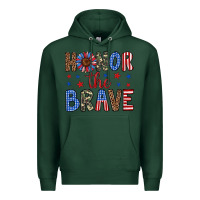 Sports Green honor the brave Premium Hoodie - Artiststas