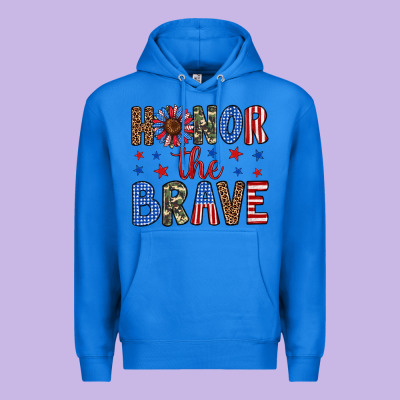 Honor The Brave Premium Hoodie Designed By Artiststas