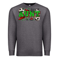Charcoal Heather aunt soccer Premium Sweatshirt - Zillion Design Studio