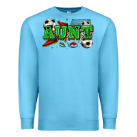 Ocean Blue aunt soccer Premium Sweatshirt - Zillion Design Studio