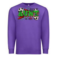 Purple aunt soccer Premium Sweatshirt - Zillion Design Studio