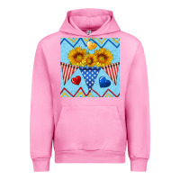 Fuchsia Pink patriotic celebration Urban Hoodie - BundleAndBundleShop