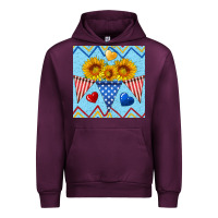 Mauve Wine patriotic celebration Urban Hoodie - BundleAndBundleShop