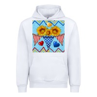 White patriotic celebration Urban Hoodie - BundleAndBundleShop