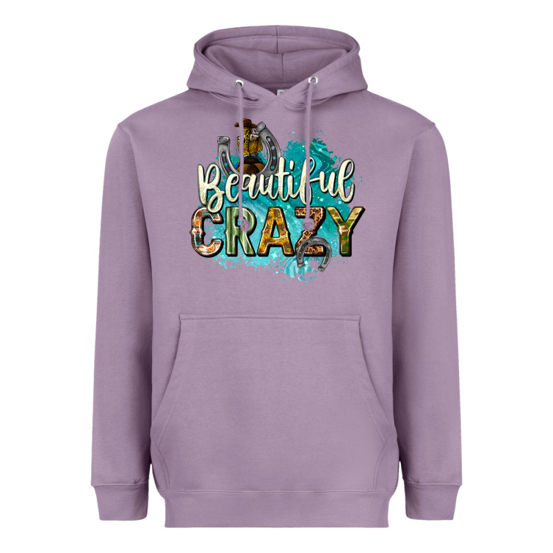 Beautiful Crazy Heavyweight Hoodie by texasbilliewilder | Teevron