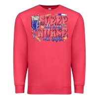 Cardinal sleep all day nurse all night Premium Sweatshirt - texasbilliewilder