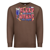 Chestnut sleep all day nurse all night Premium Sweatshirt - texasbilliewilder