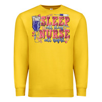 Lemon sleep all day nurse all night Premium Sweatshirt - texasbilliewilder