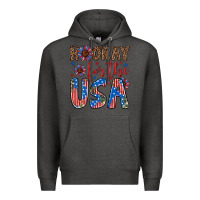 Charcoal Heather hooray for the usa Premium Hoodie - Artiststas