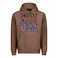 Chestnut hooray for the usa Premium Hoodie - Artiststas