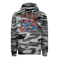Slate Camo hooray for the usa Premium Hoodie - Artiststas