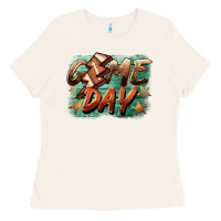 Bone game day  lightning football Ladies Tee - BarkalooDesign