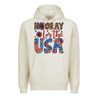 Oatmeal Heather hooray for the usa Premium Hoodie - Artiststas