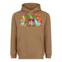 Toasted Coconut summer gnomes Heavyweight Hoodie - Zillion Design Studio
