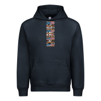 Navy usa flag and western patterns  penwraps Urban Hoodie - Artiststas
