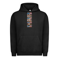 Pigment Black usa flag and western patterns  penwraps Urban Hoodie - Artiststas