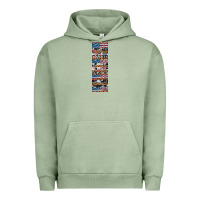 Pigment Oil Green usa flag and western patterns  penwraps Urban Hoodie - Artiststas