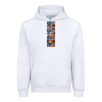 White usa flag and western patterns  penwraps Urban Hoodie - Artiststas