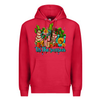 Cardinal tis the season christmas tree  cake Premium Hoodie - AdoDesignShop