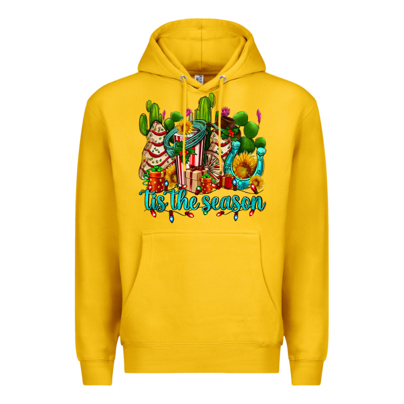 Tis The Season Christmas Tree  Cake Premium Hoodie by AdoDesignShop | Teevron