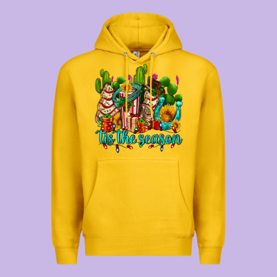 Tis The Season Christmas Tree  Cake Premium Hoodie Designed By Adodesignshop