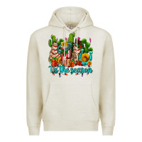 Oatmeal Heather tis the season christmas tree  cake Premium Hoodie - AdoDesignShop