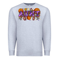 Heather Grey aunt basketball Premium Sweatshirt - Zillion Design Studio