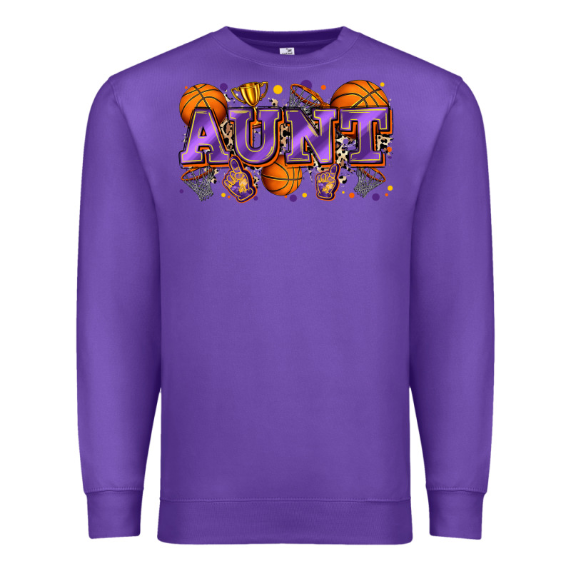 Aunt Basketball Premium Sweatshirt by Zillion Design Studio | Teevron