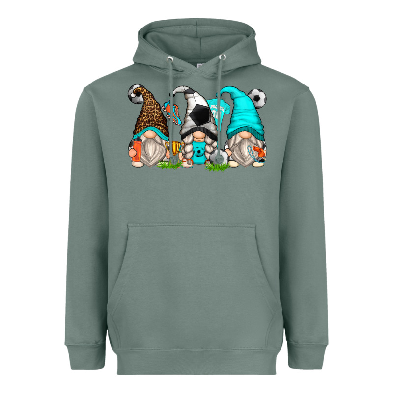 Soccer Gnomes Heavyweight Hoodie by Zillion Design Studio | Teevron