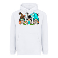 White soccer gnomes Heavyweight Hoodie - Zillion Design Studio