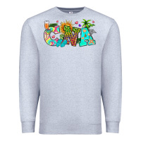 Heather Grey summer cna Premium Sweatshirt - texasbilliewilder