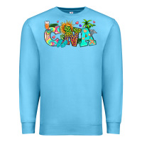 Ocean Blue summer cna Premium Sweatshirt - texasbilliewilder