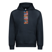 Navy usa flag and western patterns  penwraps Urban Hoodie - Artiststas