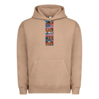 Pigment Burro usa flag and western patterns  penwraps Urban Hoodie - Artiststas