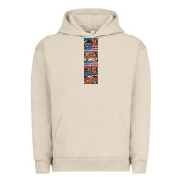 Pigment French Oak usa flag and western patterns  penwraps Urban Hoodie - Artiststas