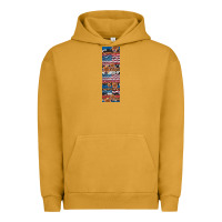 Pigment Peanut Butter usa flag and western patterns  penwraps Urban Hoodie - Artiststas