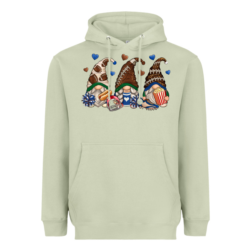Football Gnomes Heavyweight Hoodie by Zillion Design Studio | Teevron