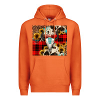 Carrot bullskull Sunflower Premium Hoodie - JahusDesignShop