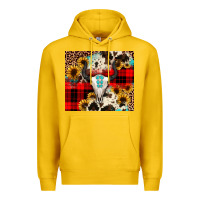 Lemon bullskull Sunflower Premium Hoodie - JahusDesignShop