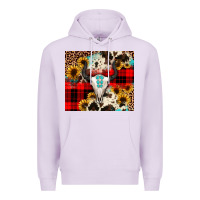 Lilac bullskull Sunflower Premium Hoodie - JahusDesignShop