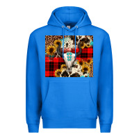 True Royal bullskull Sunflower Premium Hoodie - JahusDesignShop