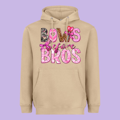 Heavyweight Hoodie bows before bros