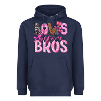 Navy bows before bros Heavyweight Hoodie - texasbilliewilder