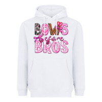 White bows before bros Heavyweight Hoodie - texasbilliewilder